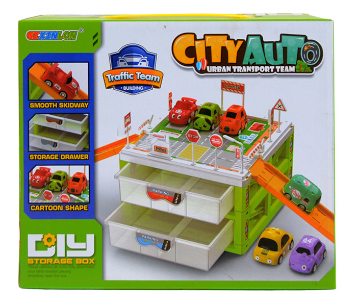 Igračka kutija-garaža za skladištenje autića