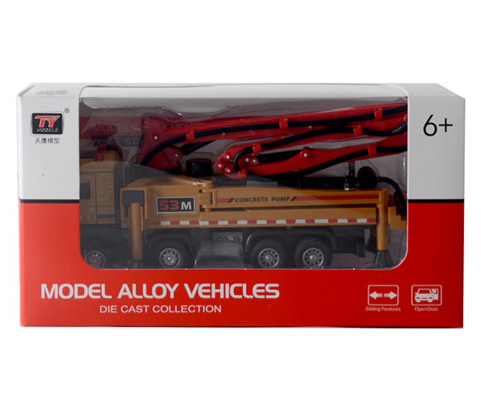 Kamion za cement na potez sa muzikom i svjetlima