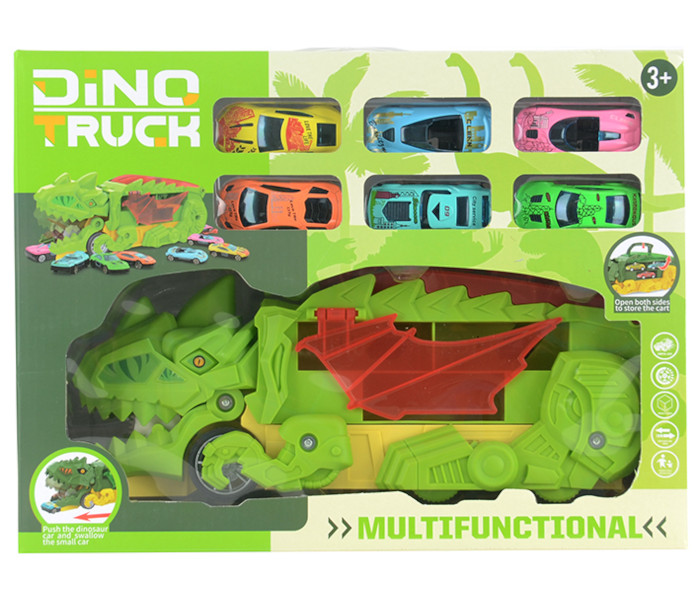 Set dinoasaurus vozilo sa 6 automobila