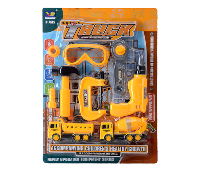 Igračka građevinski set sa kamionima i dodacima