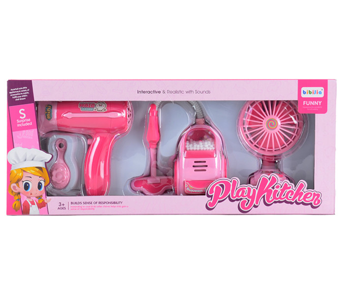 Igračka set fen sa ventilatorom i usisivačem