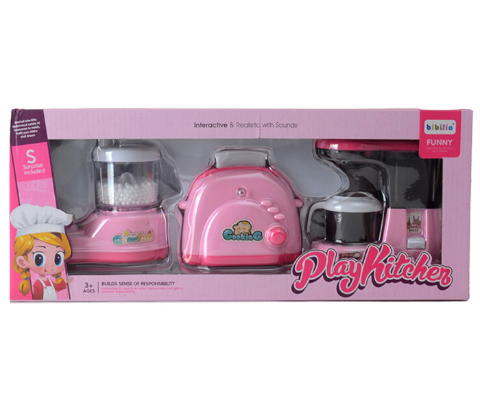 Igračka set toster, sokovnik i aparat za kafu