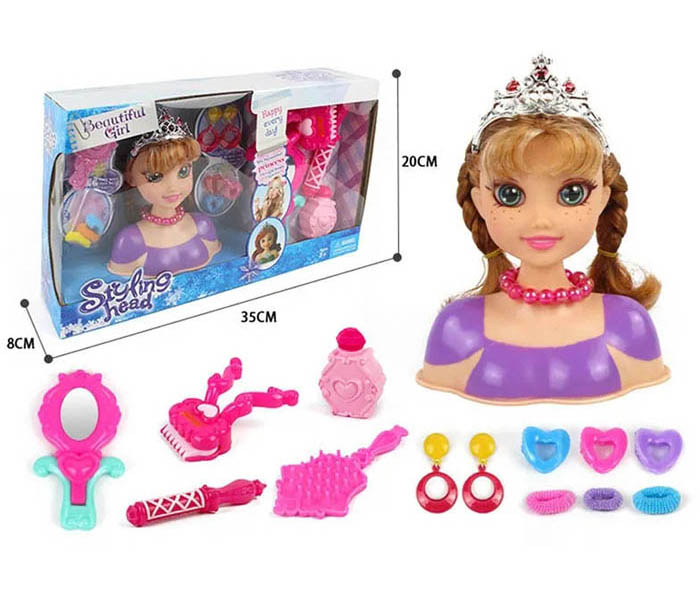 Frizerski set sa lutkicom i dodacima