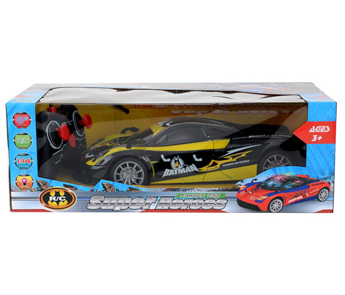 Igračka auto na daljinsko upravljanje Batman sa svijetlom 1/14