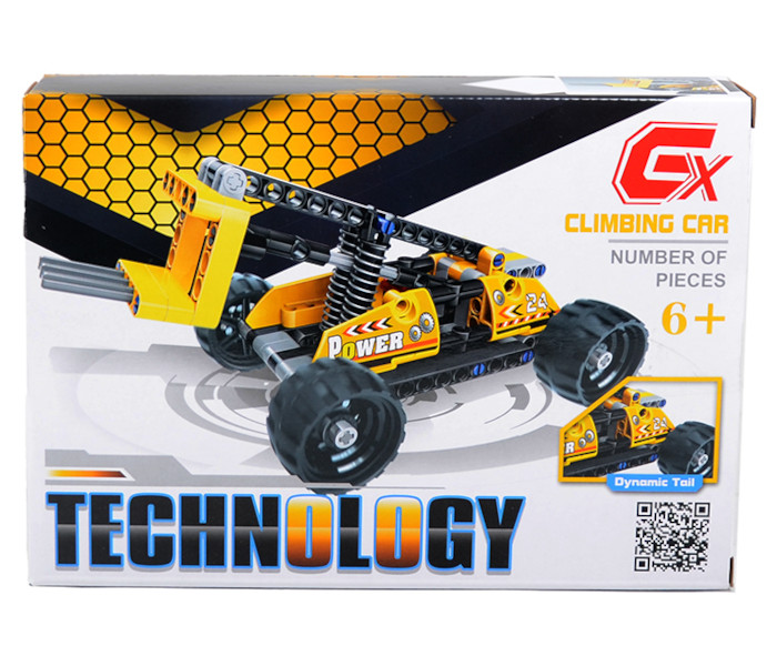 3D kockice trkački auto od 135 djelova