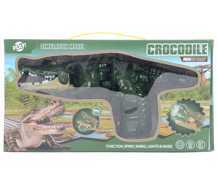 Igračka krokodil pištolj sa svjetlima i zvukom