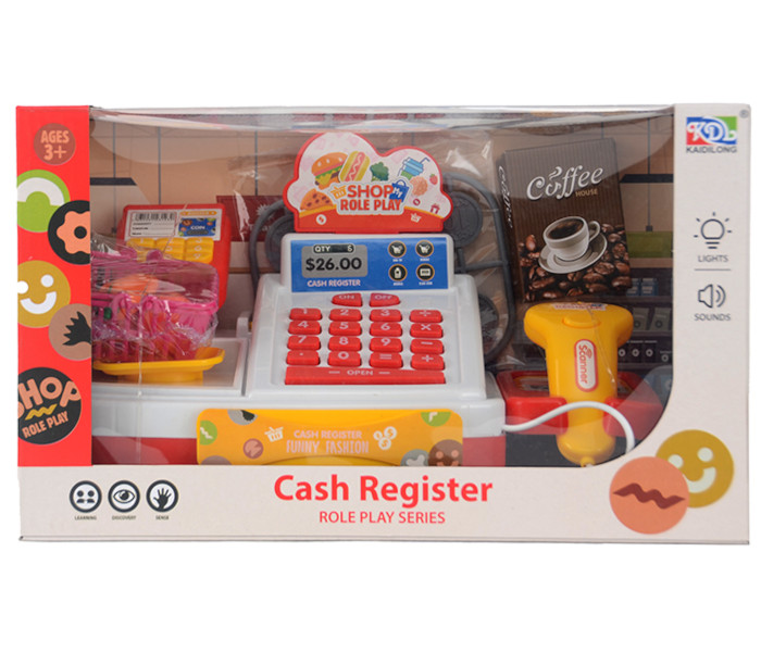 Igračka kasa sa dodacima