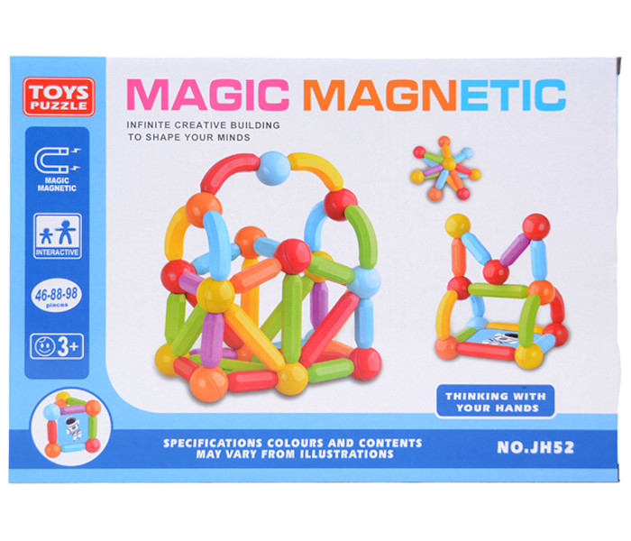 Igračka magnetne šipke za slaganje (46 kom.)