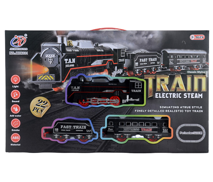 Igračka električni voz na paru sa muzikom i svjetlima