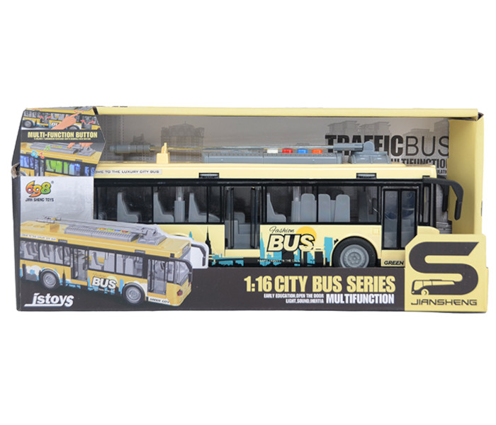 Igračka autobus na potez 1:16 sa svijetlom i zvukom