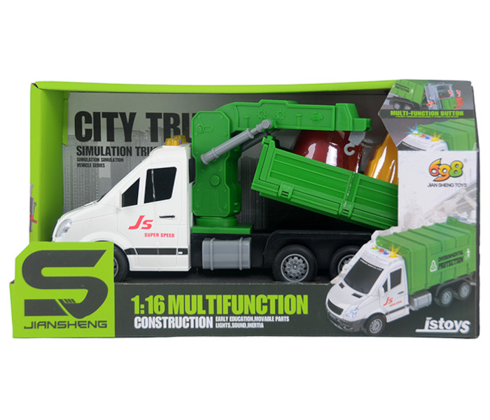 Igračka komunalni kamion na potez 1:16 sa svijetlom i zvukom