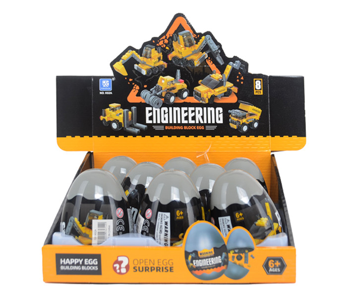 Igračka jaje sa kockicama za građenje kamiona