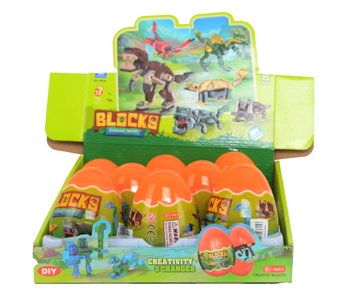 Igračka jaje sa figurom dinosaurusa