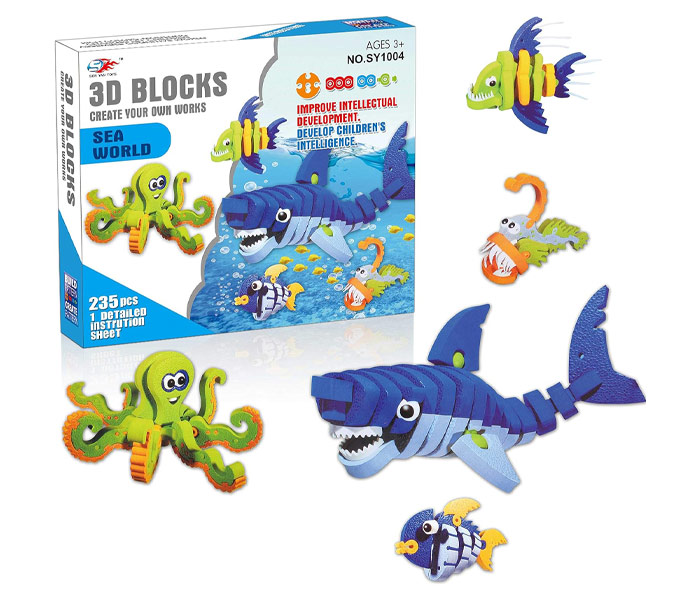 Igračka 3D kockice-morski svijet