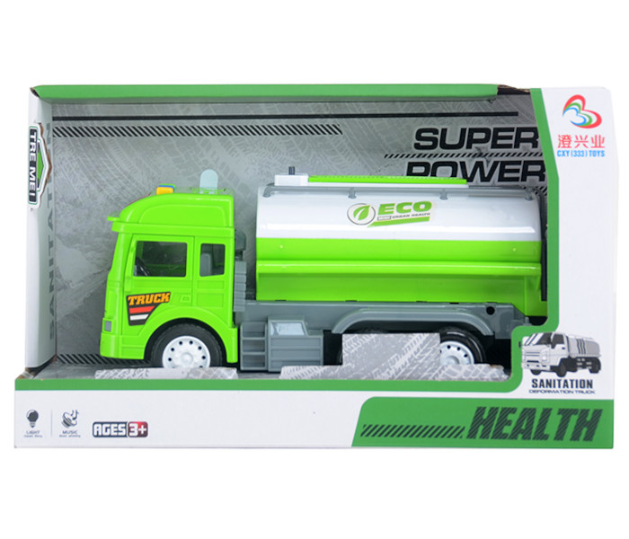 Kamion na potez sa svjetlom i muzikom