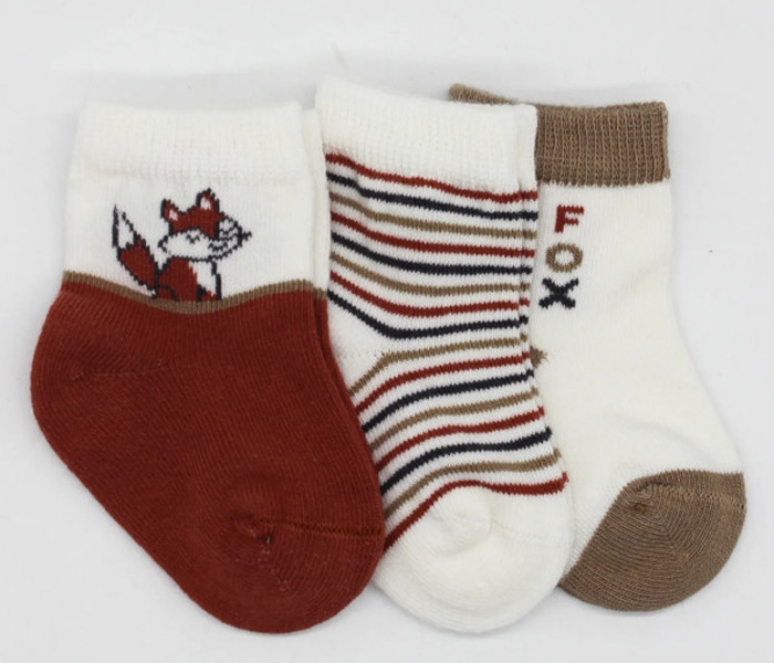 Čarapice za bebe BiStyle 3/1,crvene-00-03