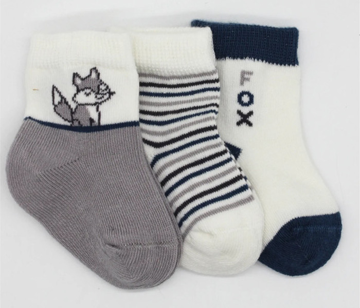 Čarapice za bebe BiStyle 3/1,sive-00-03