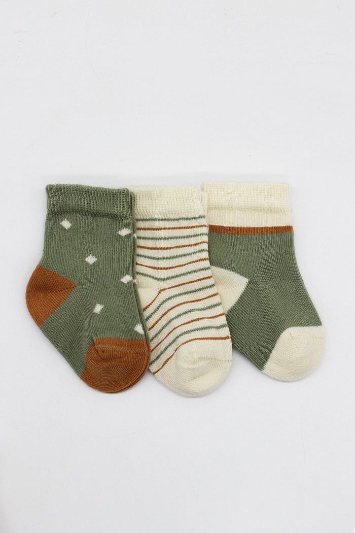 Čarapice za bebe BiStyle 3/1,zelene,00-03