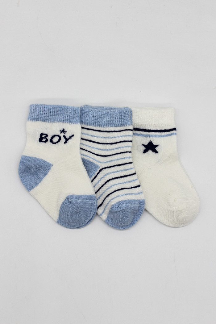 Čarapice za bebe BiStyle 3/1,plave,00-03