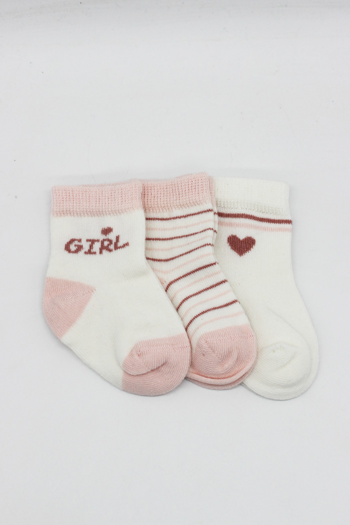 Čarapice za bebe BiStyle 3/1,roze,00-03