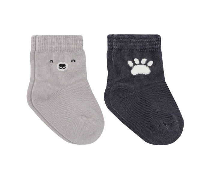 Čarapice za bebe BiStyle 2/1,sive-24-36
