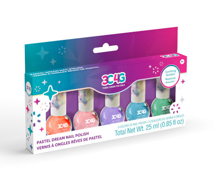 Igračka lakovi za nokte pastel dreams, 5 kom.