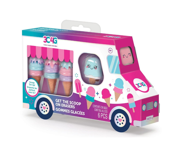 Igračka gumice za brisanje u obliku sladoleda