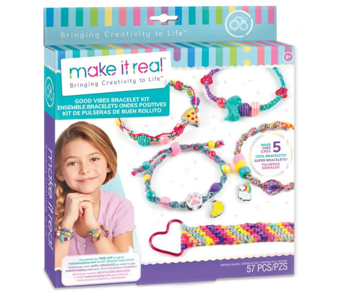 Igračka uradi sam- good vibes set narukvica