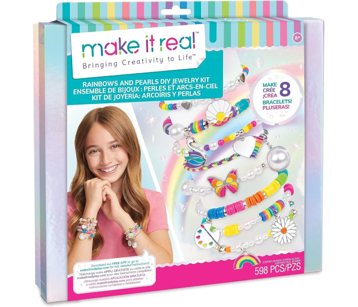 Igračka DIY pribor za nakit duge i biseri