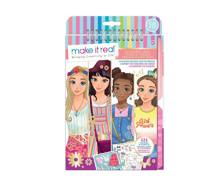 Igračka modna bojanka blooming vibes