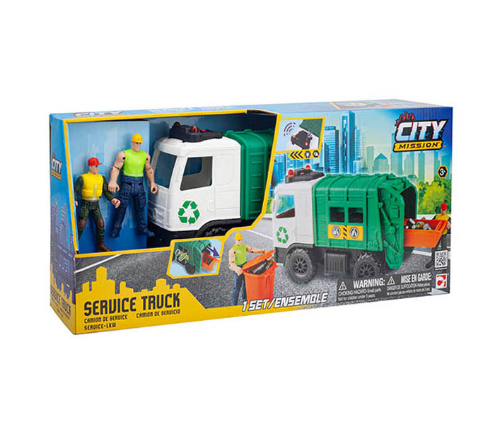 Igračka City Mission gradsko vozilo za usluge recikliranja