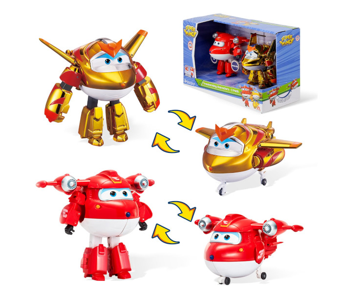 Igračka Super Wings transformers 2pack