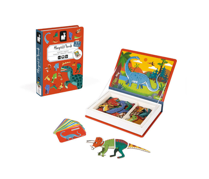 Igračka magnetna knjiga-dinosaurusi