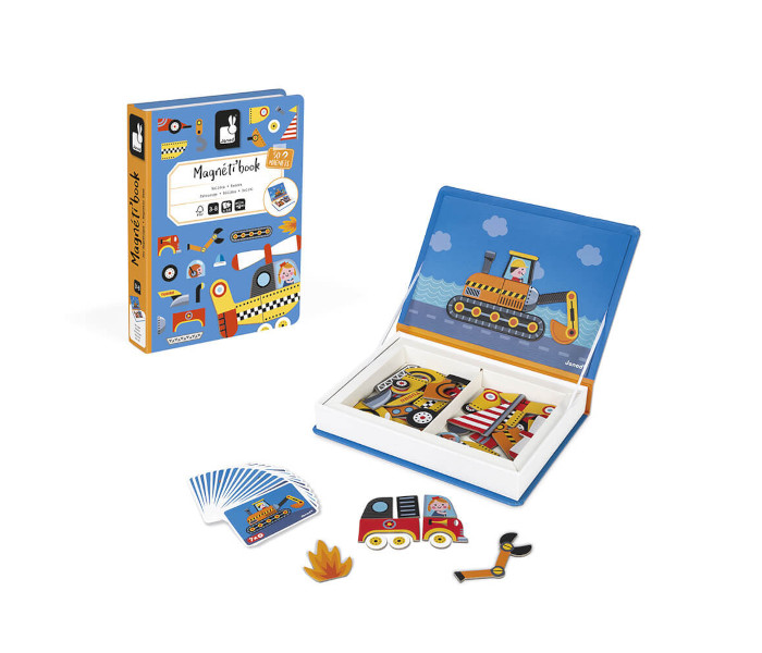Igračka magnetna knjiga vozila