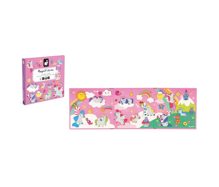 Igračka magnetna knjiga-priče jednorog