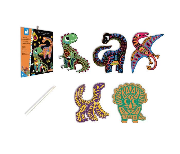 Igračka scratch art - izgrebi dinosaurusa