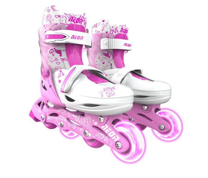 Neon inline roleri 30-33, rozi