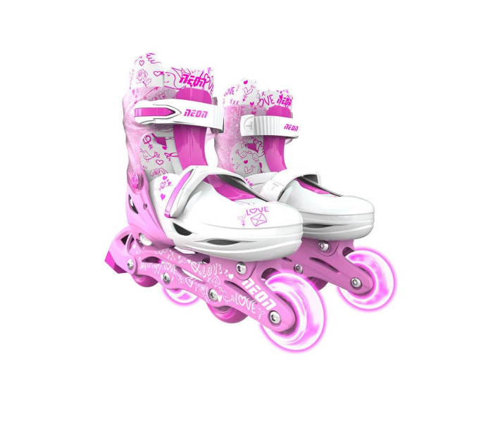 Neon inline roleri 34-37 rozi