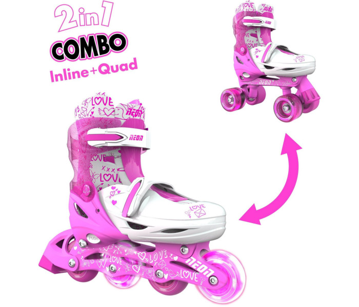 Neon combo roleri 34-37, rozi