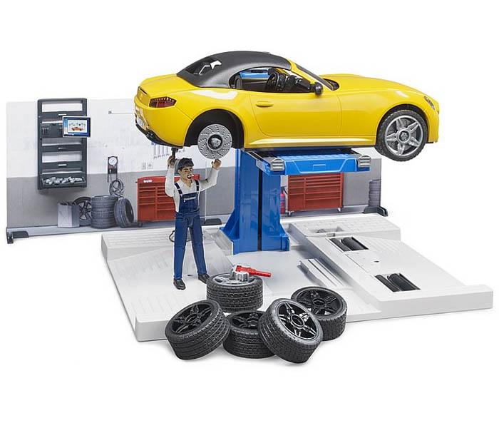 Igračka Bruder auto radionica sa dodacima