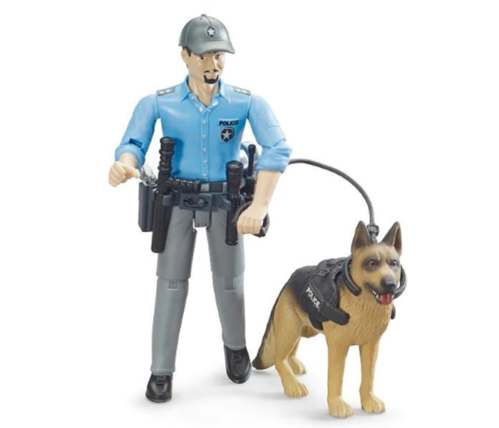 Igračka Bruder figura policajca sa psom