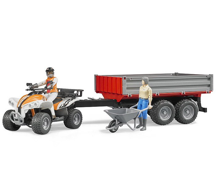 Igračka Bruder četvorotočkaš sa dodacima