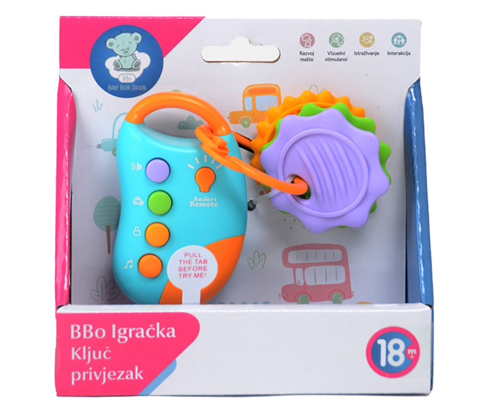 BBo dječija igračka privezak ključ