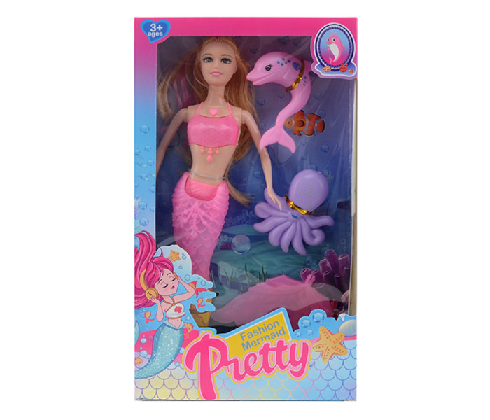 Igračka lutka sirena sa dodacima