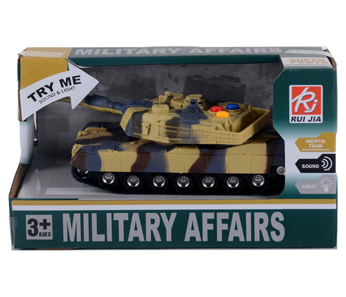 Igračka tenk sa svijetlom i zvukom