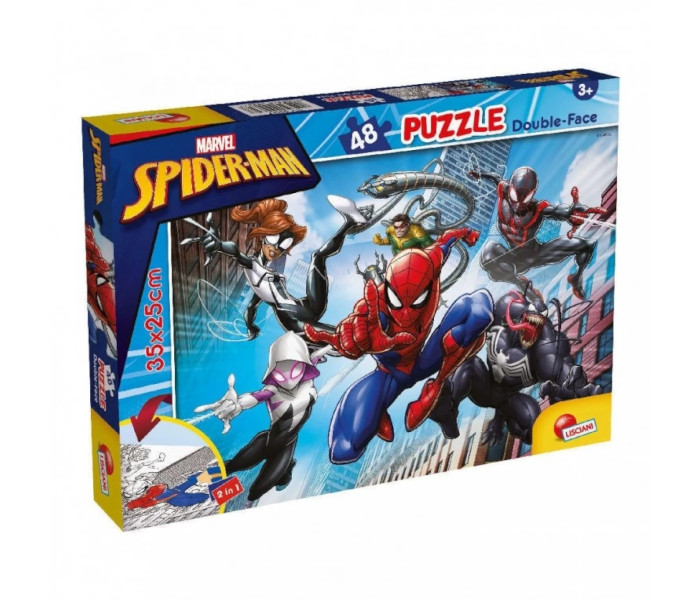 Igračka puzle 48kom. 2 u 1 Marvel Spiderman