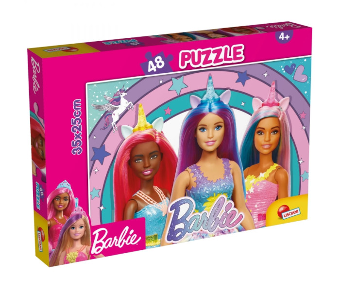 Igračka  slagalica 48 kom.Barbie 2 u 1