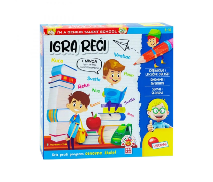 Mali Genije SR Edukativna Igra Riječi Lisciani RS100484