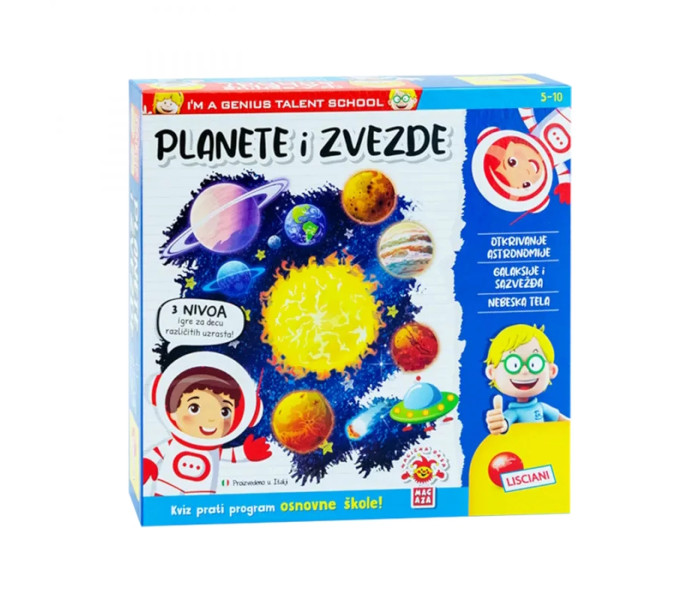 Edukativni set planete i zvijezde