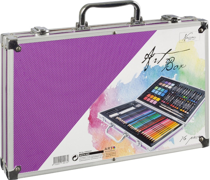 Art set 79 komada u metalnom koferu